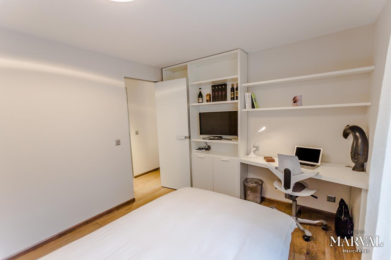 Aparthotel Les Galeries Marval Neuchâtel Esterno foto